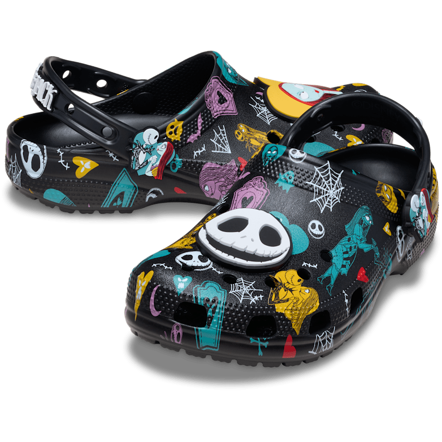 Disney Tim Burton's The Nightmare Before Christmas Jack and Sally Classic Clog - Image 2