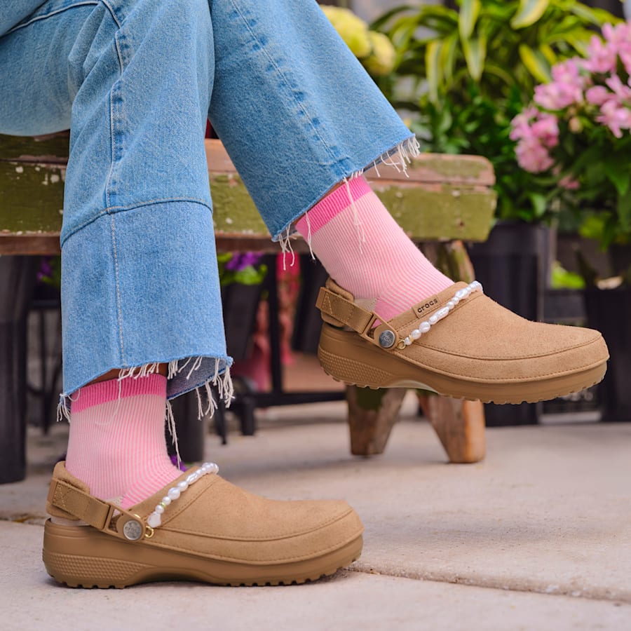 Classic Crafted Vegan Suede Clog - Image 20