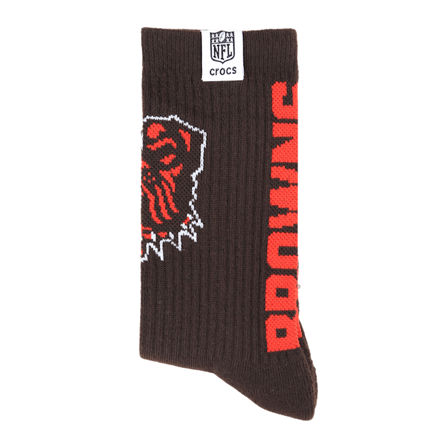 NFL Cleveland Browns Crocs Socks - Image 3