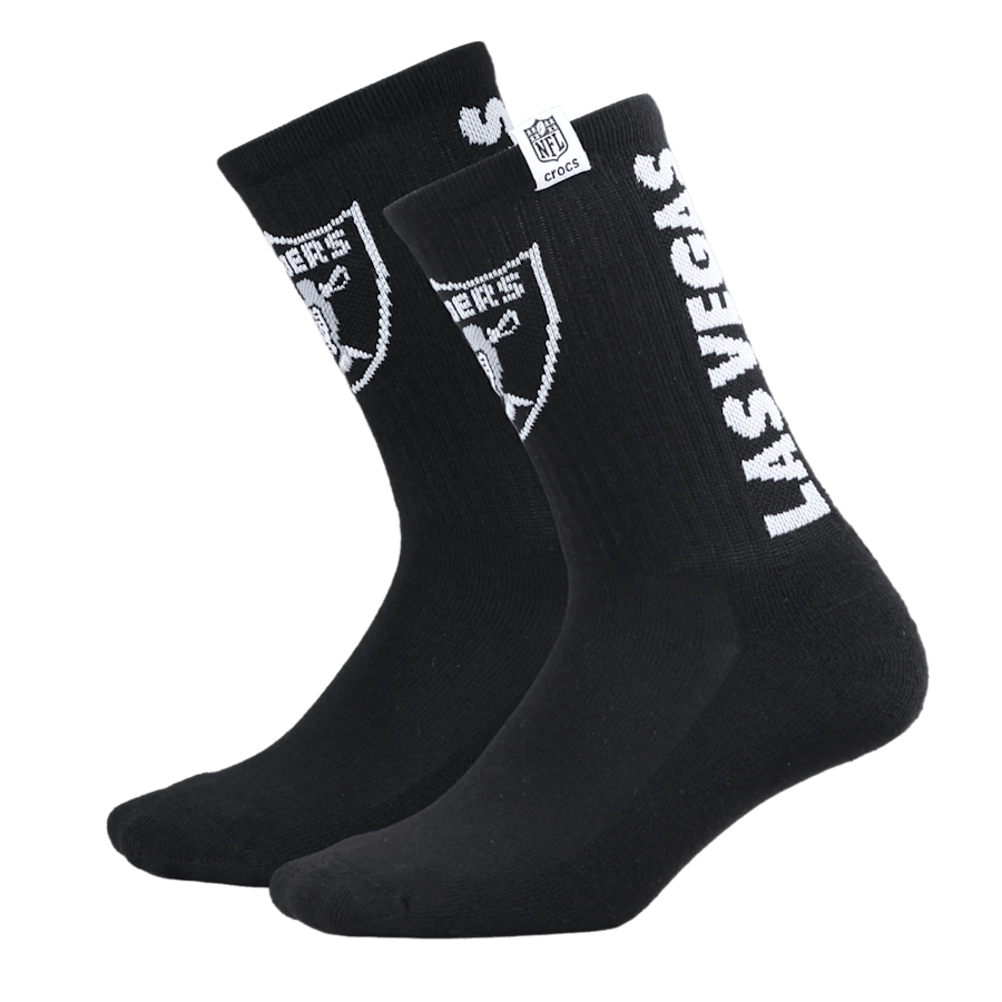 NFL Las Vegas Raiders Crocs Socks