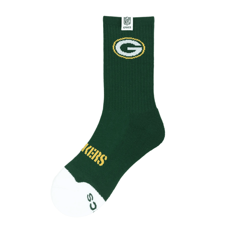 NFL Green Bay Packers Crocs Socks - Image 2