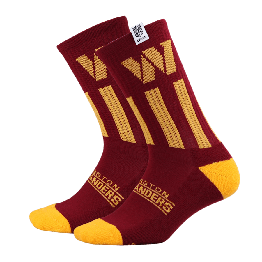 NFL Washington Commanders Crocs Socks