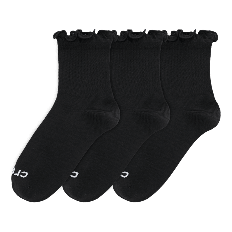 CrocsSocks Ruffle Ankle 3 PK