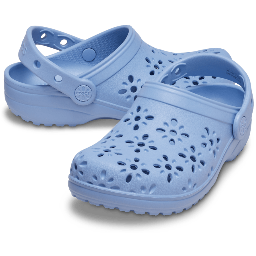 Kids' Classic Floral Cut-Out Clog - Image 2