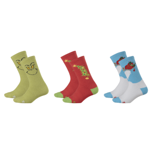 Kids' Crocs Socks The Grinch 3 Pack