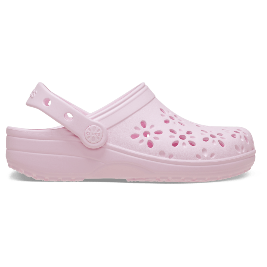 Kids' Classic Floral Cut-Out Clog - Image 7