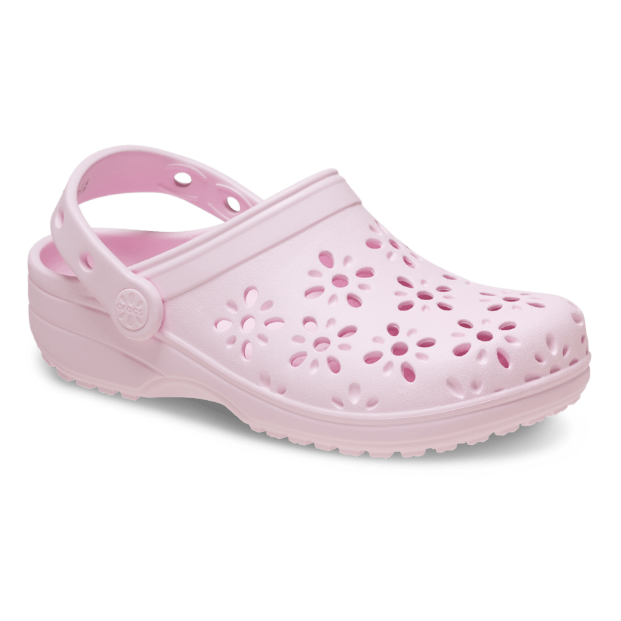 Kids' Classic Floral Cut-Out Clog - Image 11