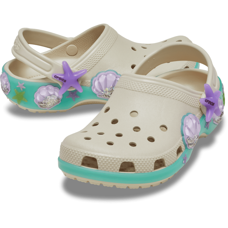 Kids' Classic Sea Sparkle Shaker Clog - Image 2