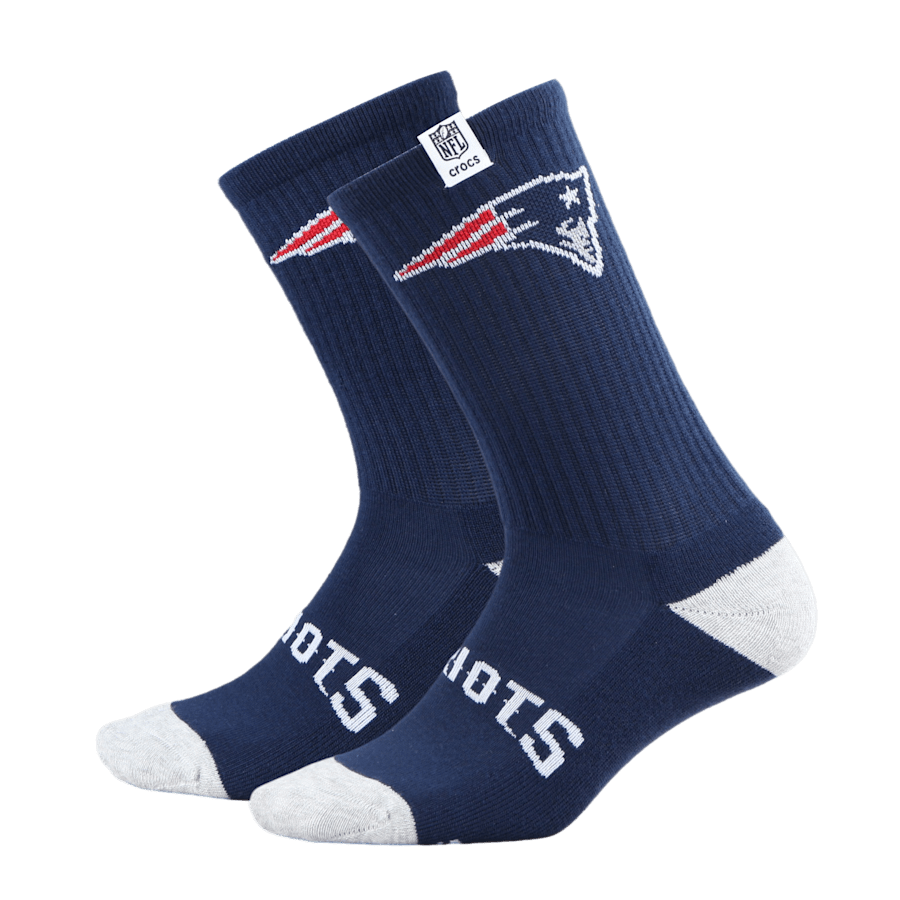 NFL New England Patriots Crocs Socks