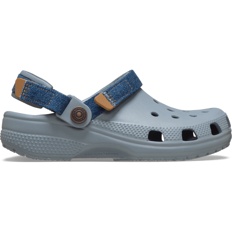 Kids' Classic Denim Adjustable Backstrap Clog
