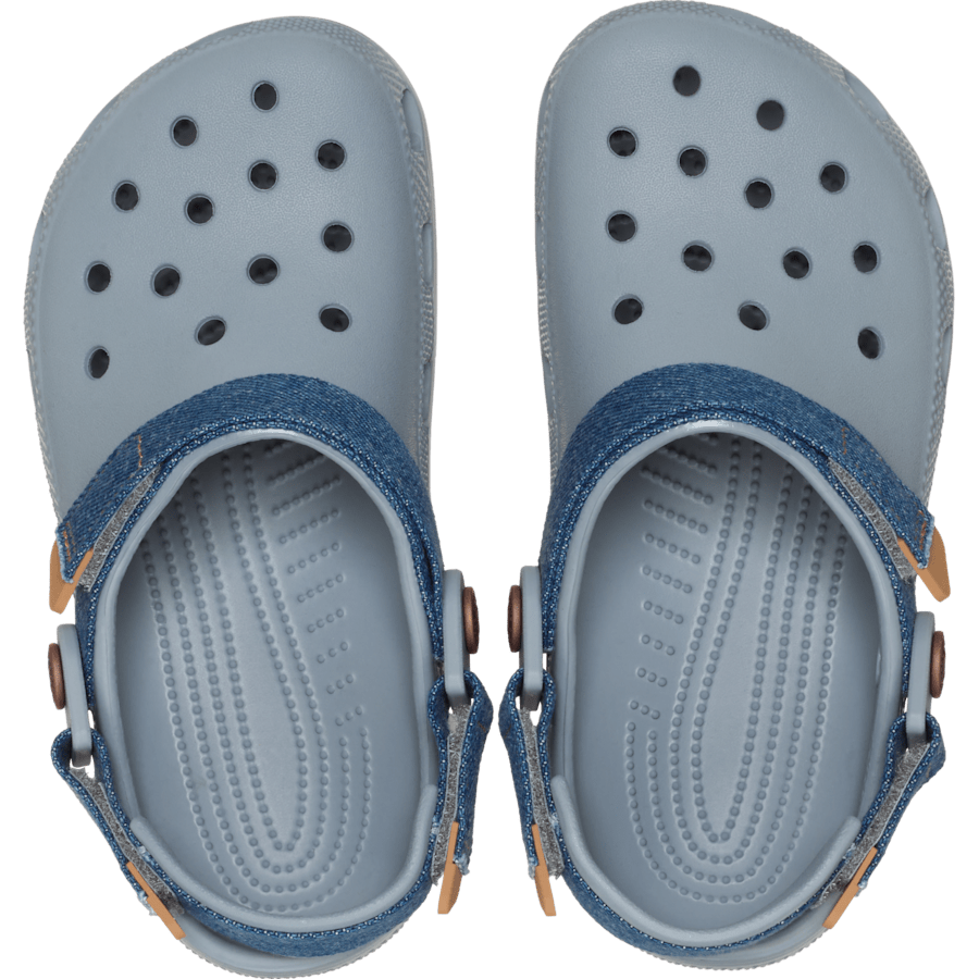Kids' Classic Denim Adjustable Backstrap Clog - Image 3