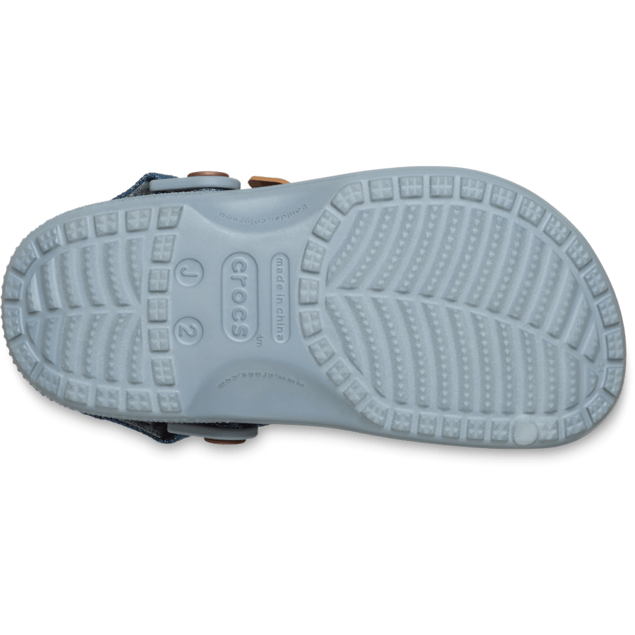 Kids' Classic Denim Adjustable Backstrap Clog - Image 4