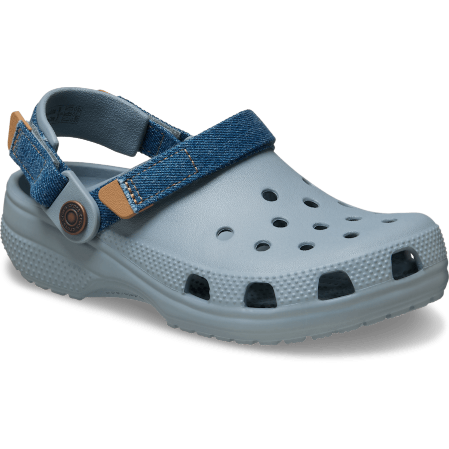 Kids' Classic Denim Adjustable Backstrap Clog - Image 5
