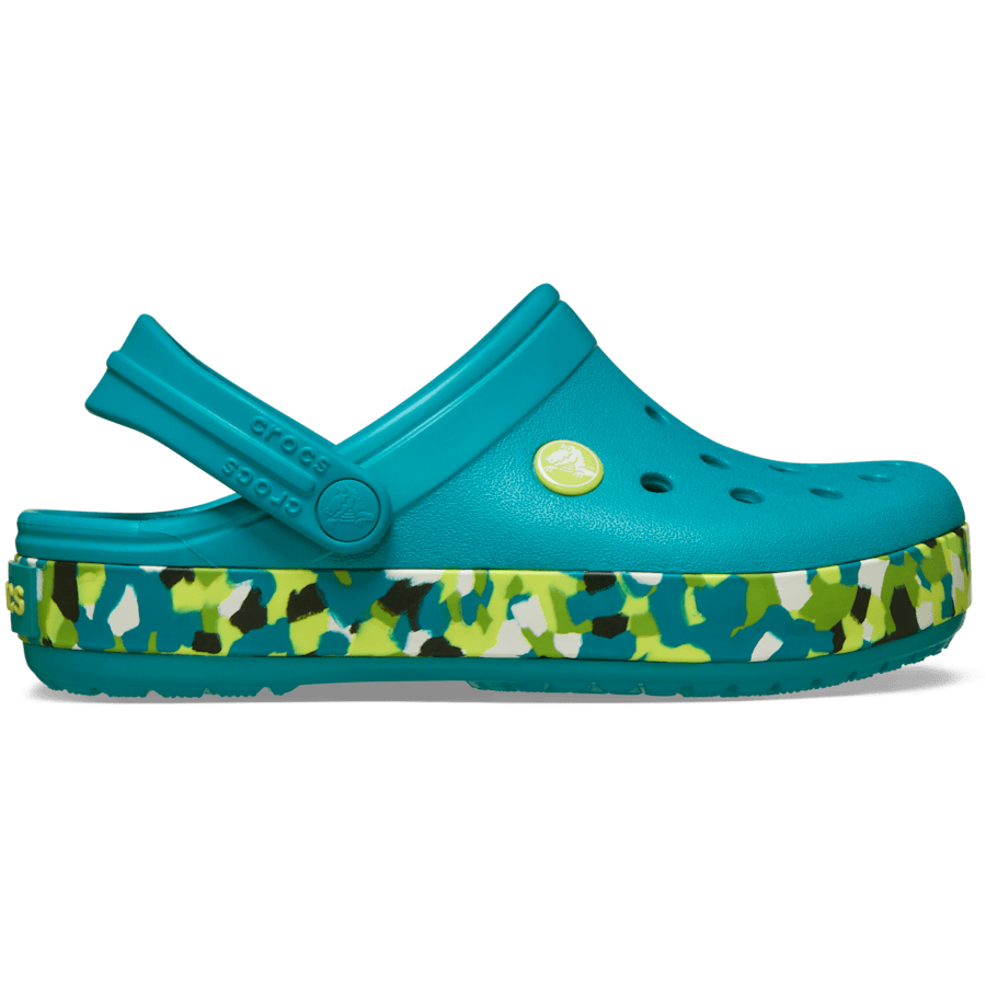 Kids' Crocband Glow Confetti Band Clog