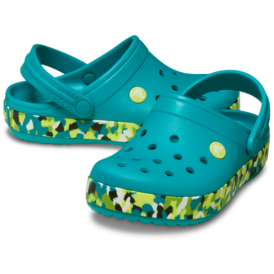 Kids' Crocband Glow Confetti Band Clog - Image 2
