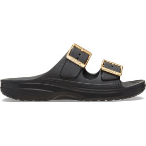 Women??s Metallic Buckle Saturday Sandal
