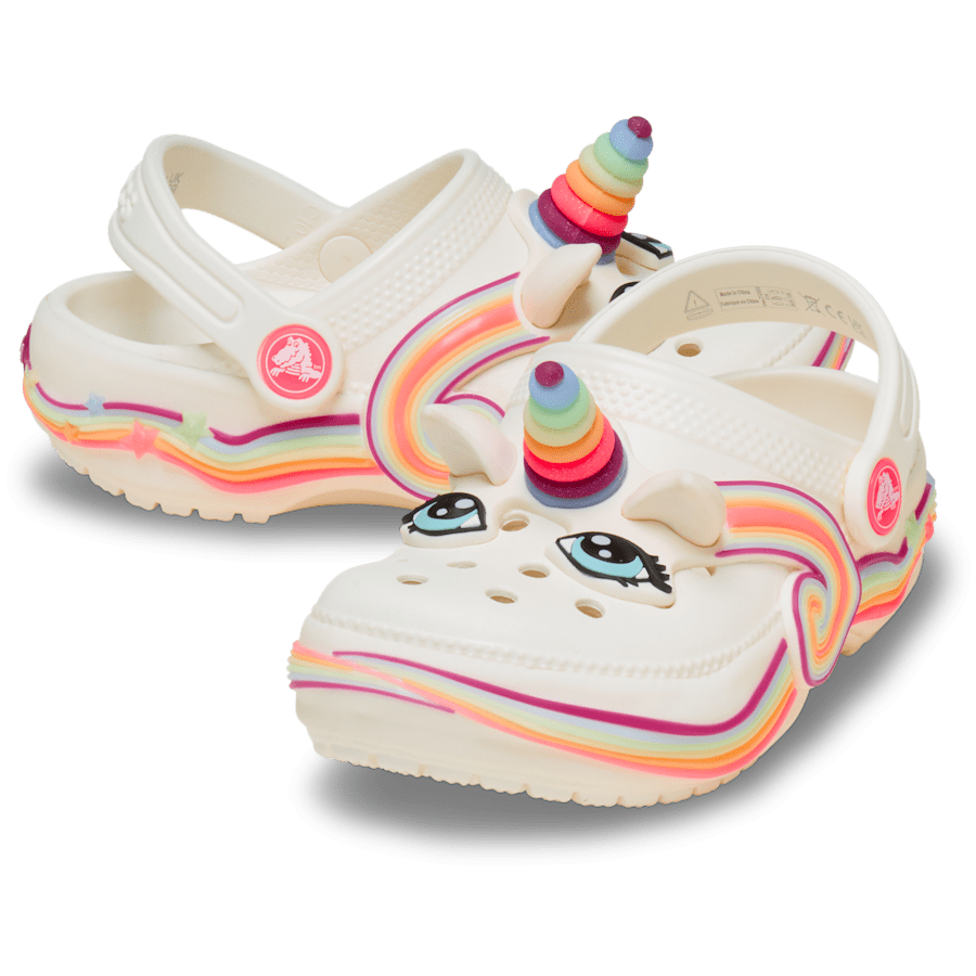 Toddler Classic IAM Unicorn Lights Clog - Image 2