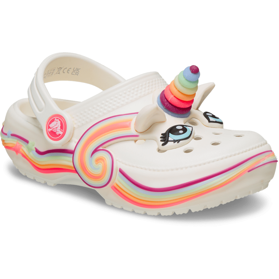 Toddler Classic IAM Unicorn Lights Clog - Image 5