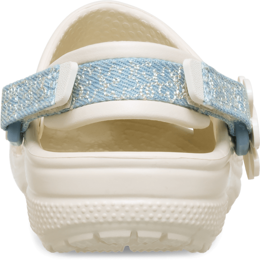 Toddler Classic Denim Flower Adjustable Backstrap Clog - Image 6
