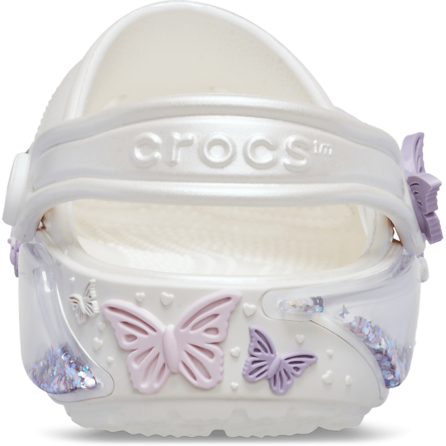 Toddler Classic Butterfly Sparkle Shaker Clog - Image 6