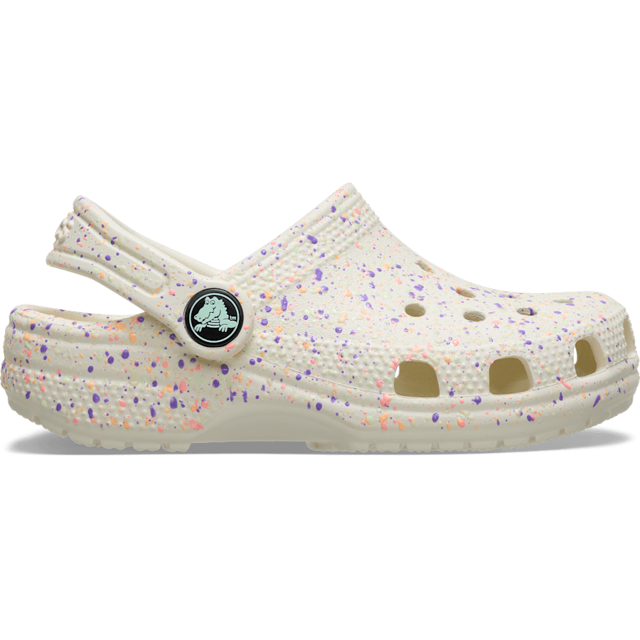 Toddler Classic Glow Paint Splatter Clog