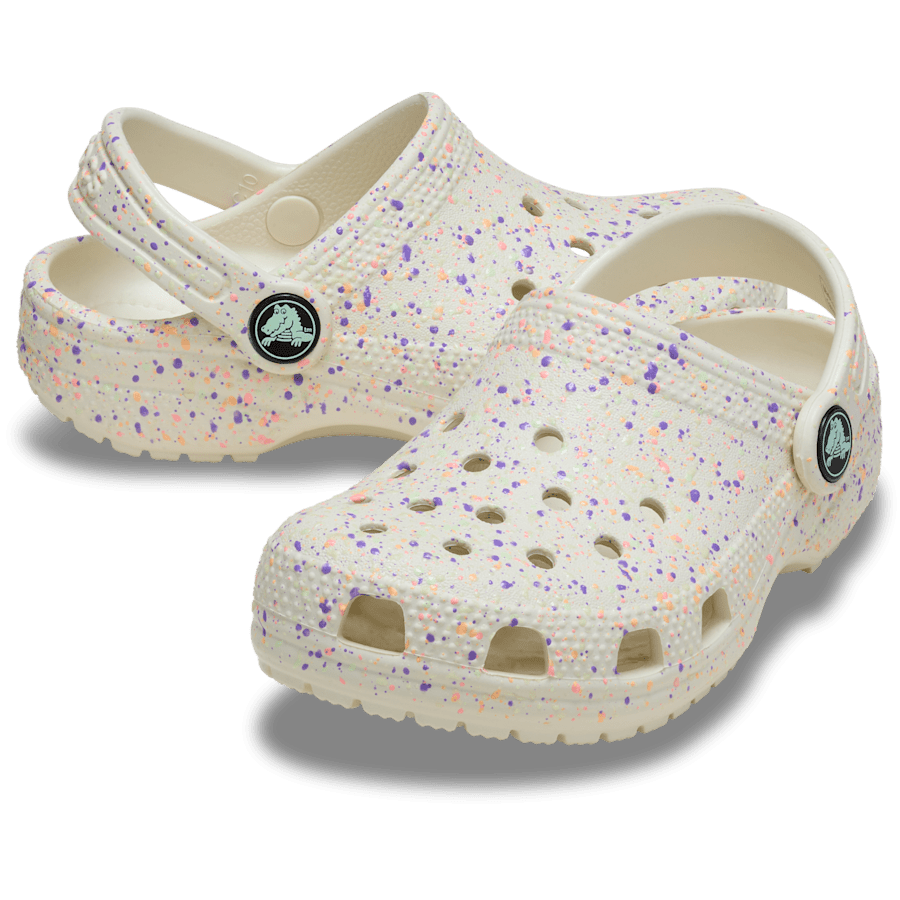 Toddler Classic Glow Paint Splatter Clog - Image 2