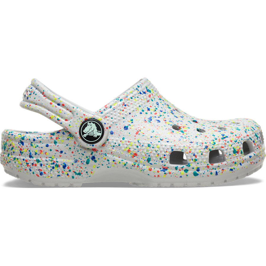 Toddler Classic Glow Paint Splatter Clog - Image 8
