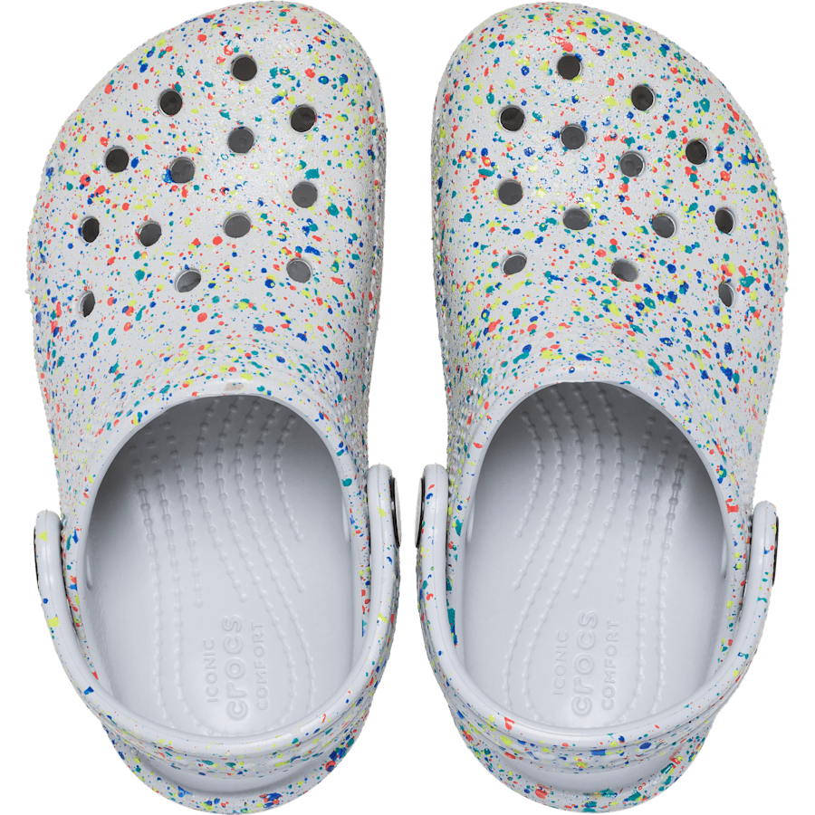Toddler Classic Glow Paint Splatter Clog - Image 10