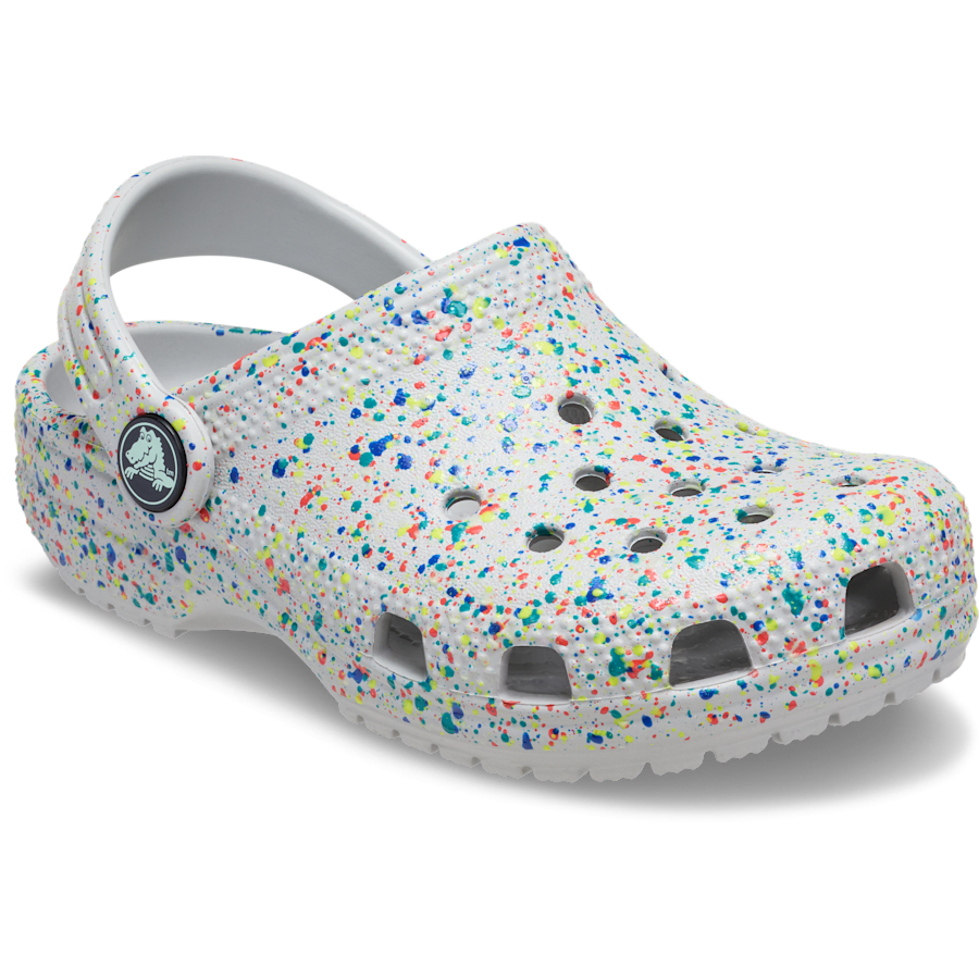 Toddler Classic Glow Paint Splatter Clog - Image 12