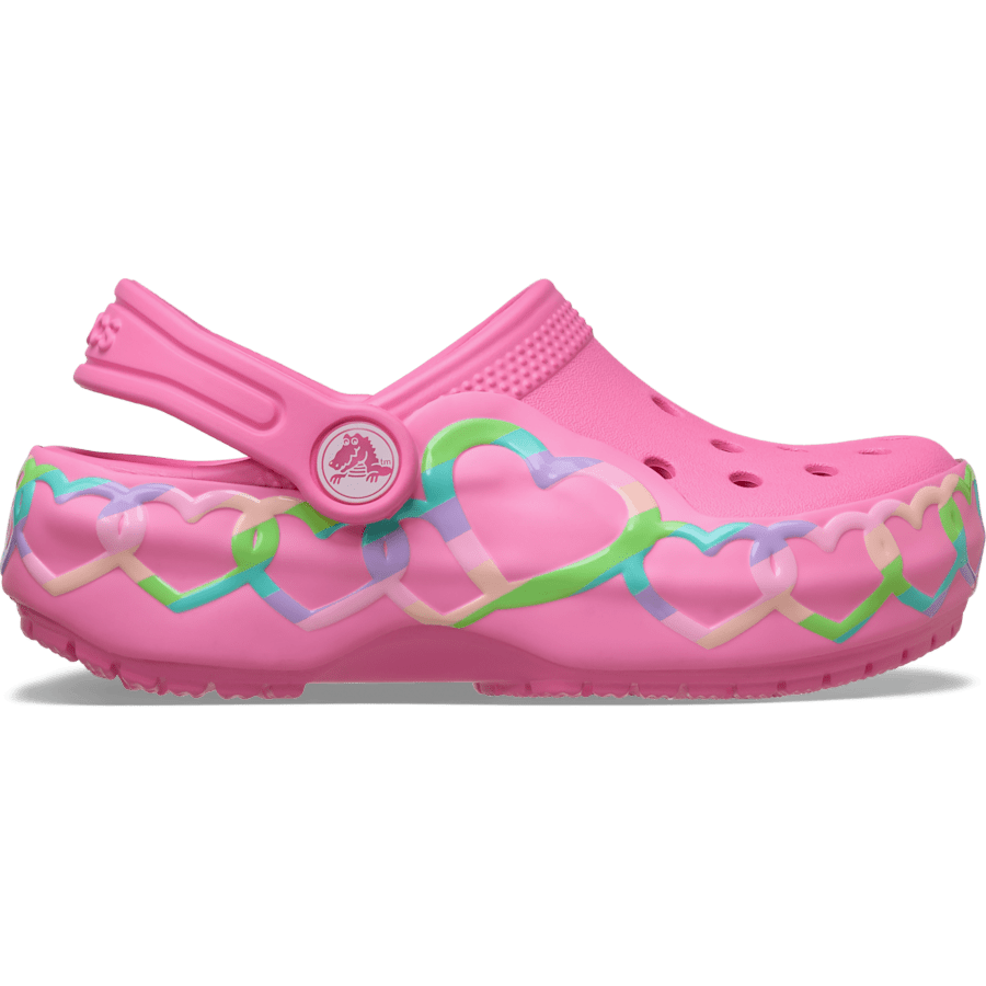Toddler Classic Heart Lights Clog