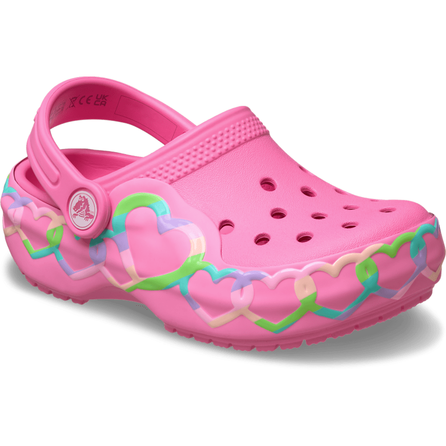 Toddler Classic Heart Lights Clog - Image 5