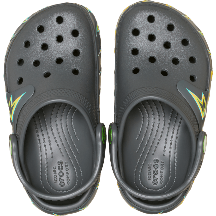 Toddler Classic Bolt Lights Clog - Image 3