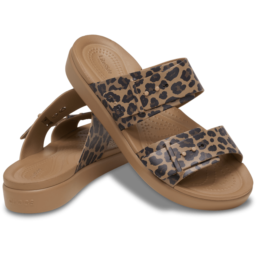 Brooklyn Buckle Low Low Animal Sandal - Image 2