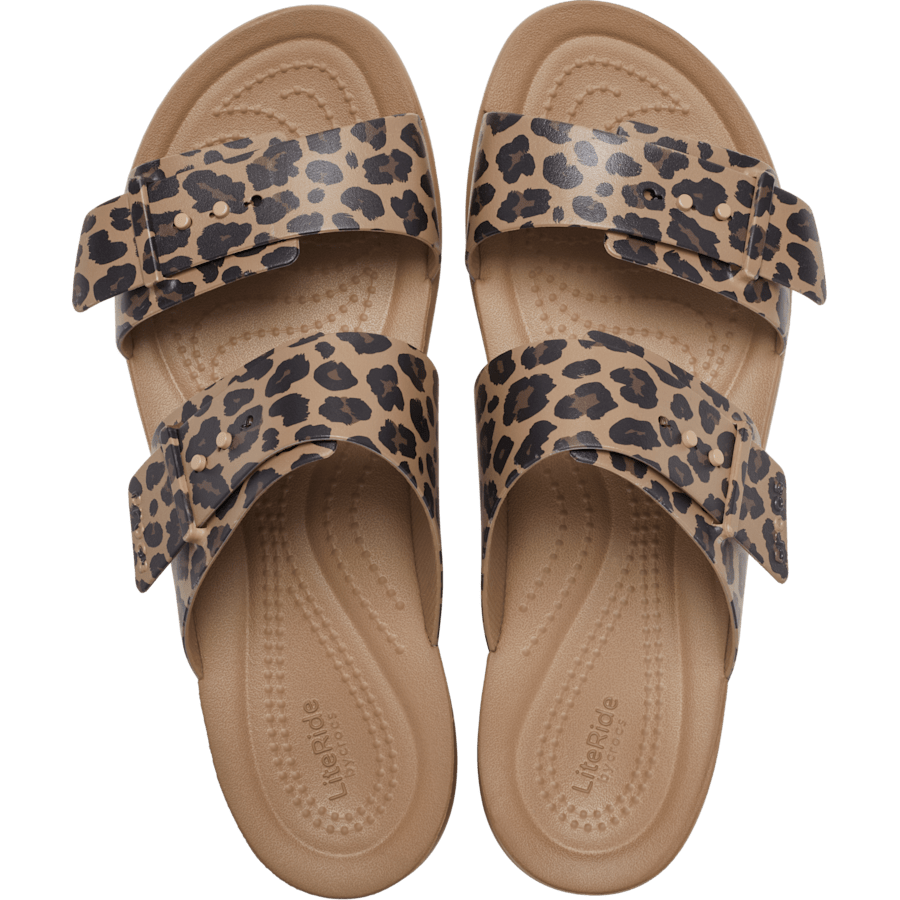 Brooklyn Buckle Low Low Animal Sandal - Image 3