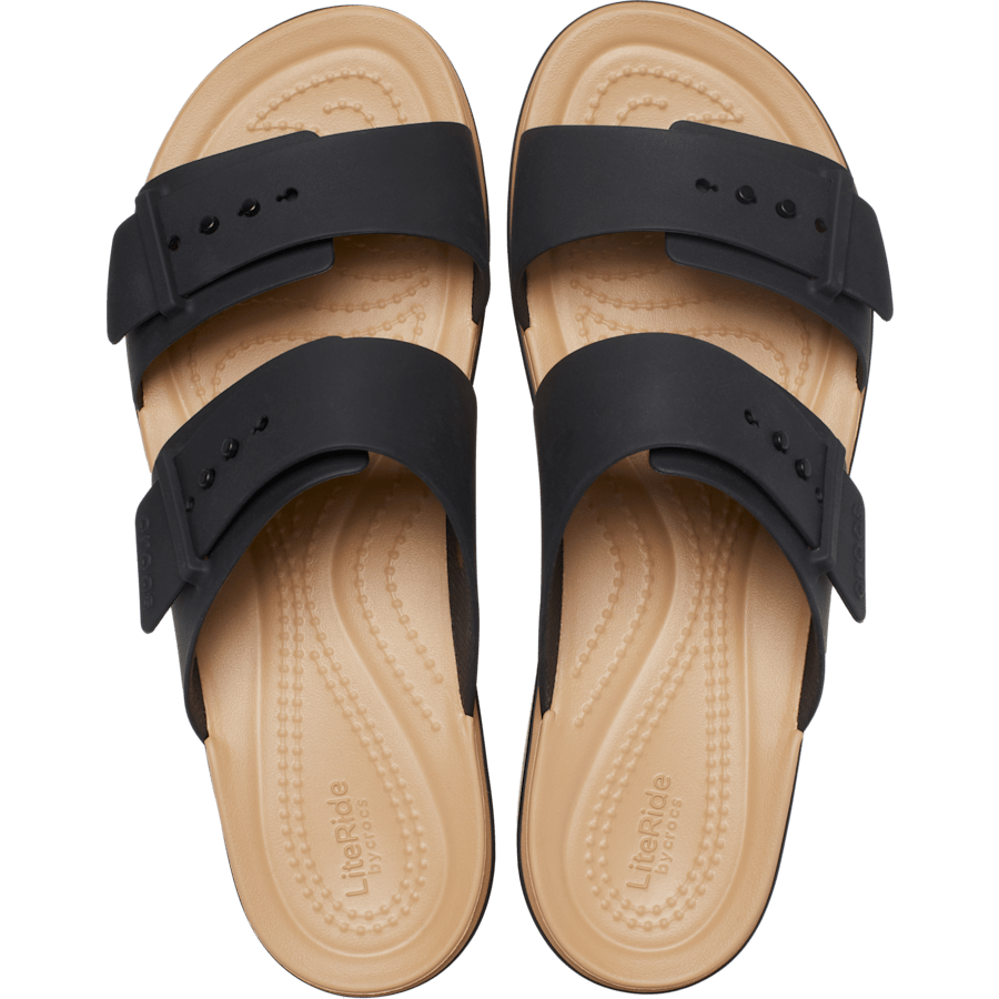 Brooklyn Buckle Low Wedge Matte Wrap Sandal - Image 3