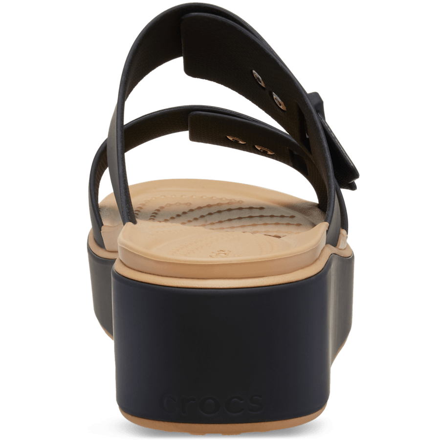 Brooklyn Buckle Low Wedge Matte Wrap Sandal - Image 6