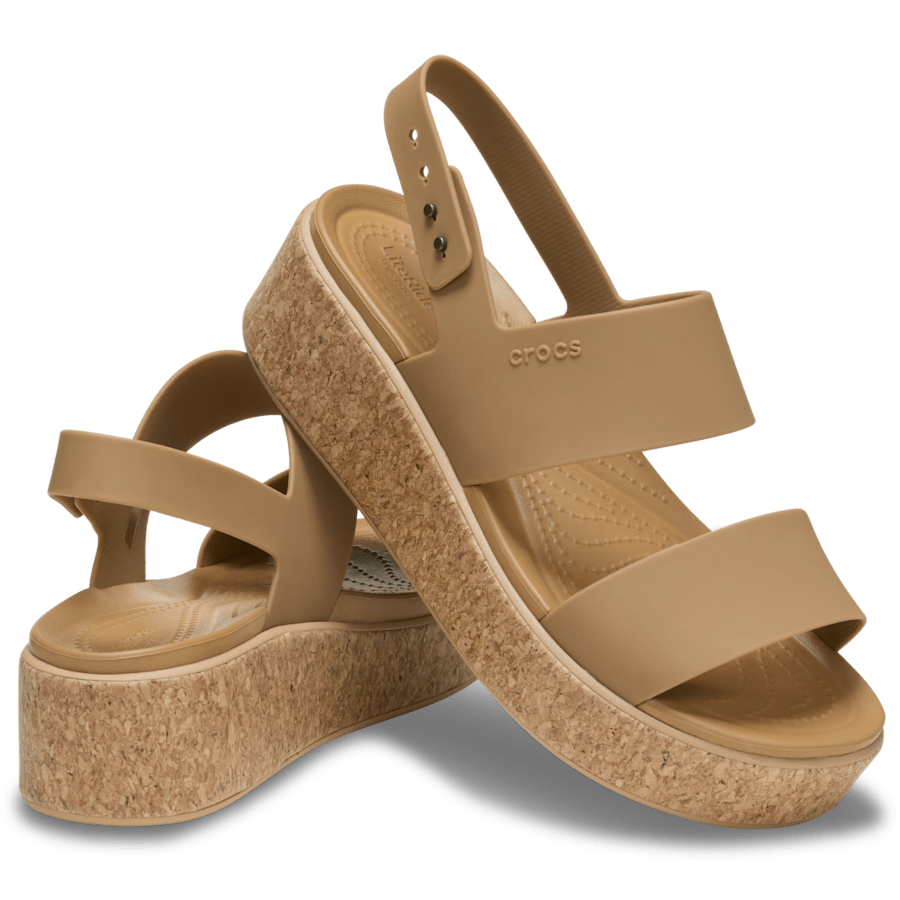 Brooklyn Low Wedge Cork Sandal - Image 2