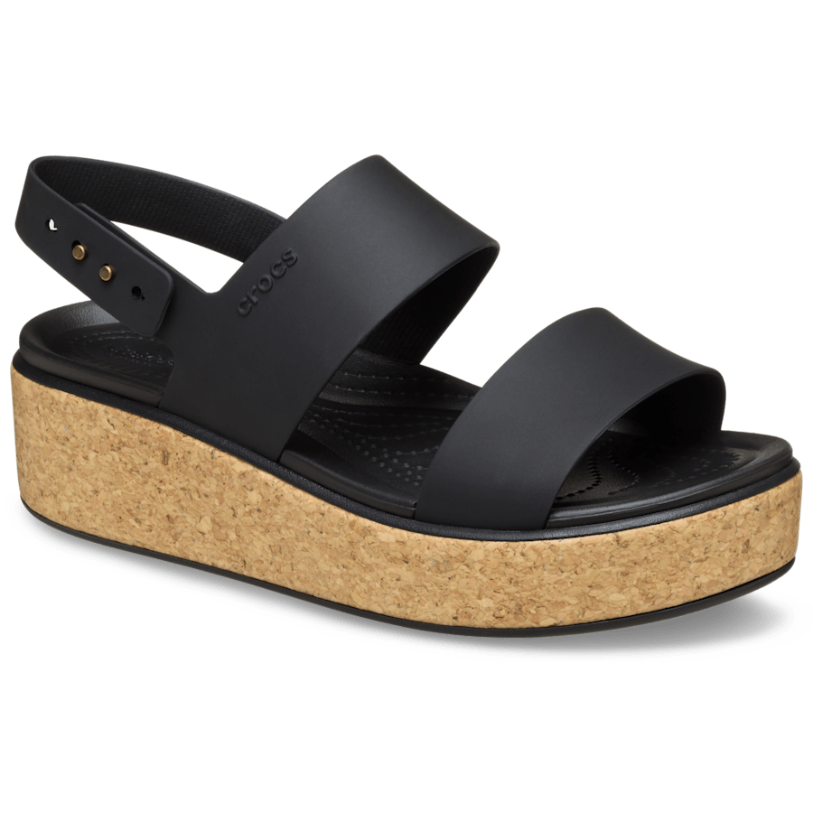 Brooklyn Low Wedge Cork Sandal - Image 11