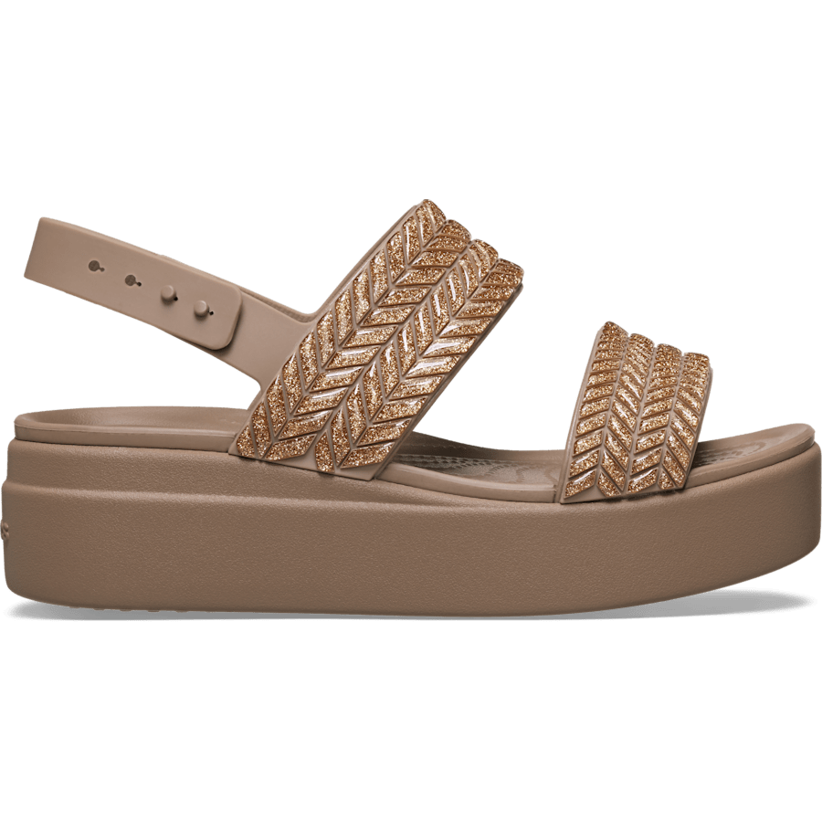 Brooklyn Woven Sparkle Low Wedge