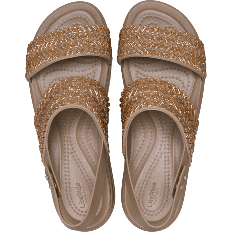 Brooklyn Woven Sparkle Low Wedge - Image 3