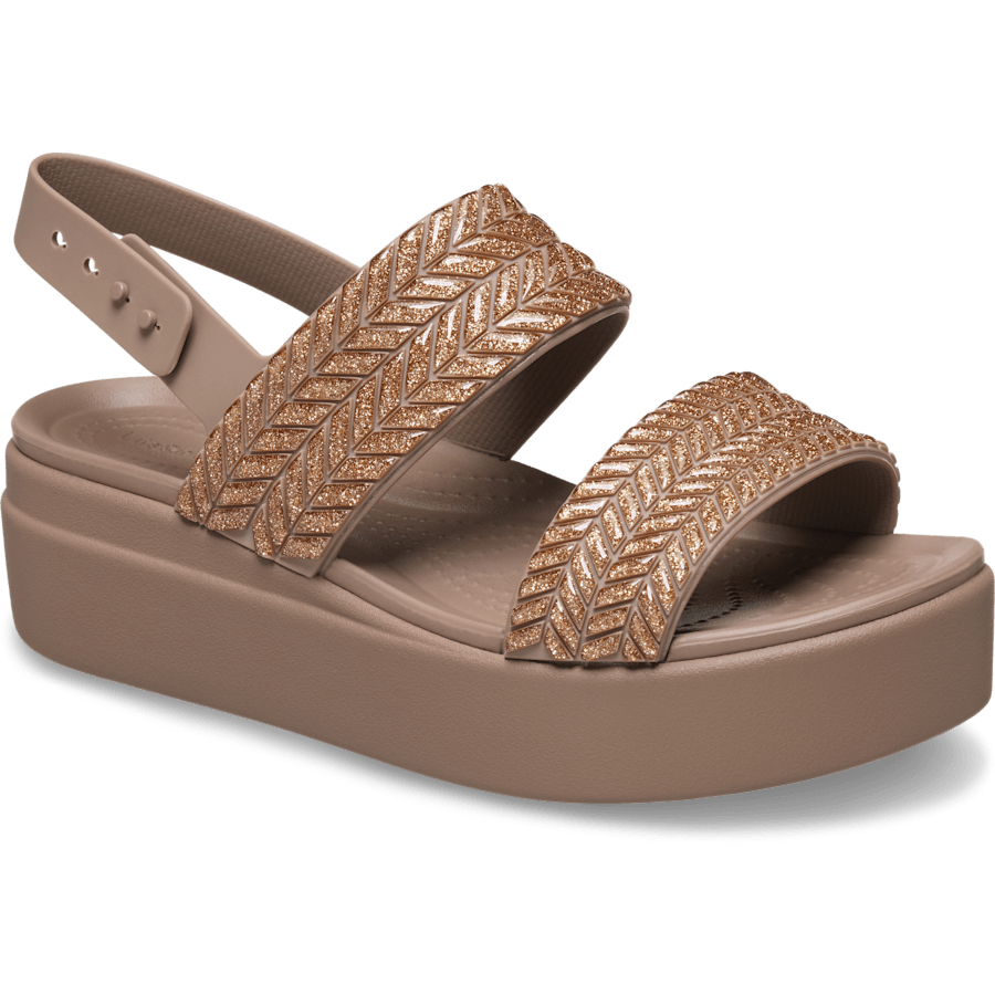Brooklyn Woven Sparkle Low Wedge - Image 5