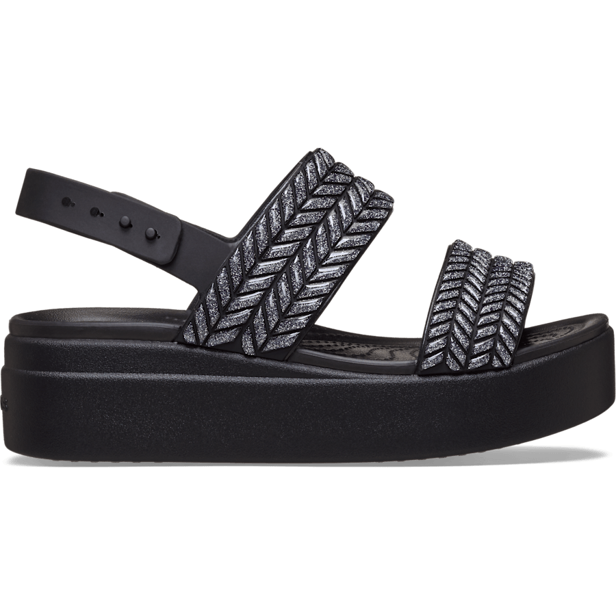 Brooklyn Woven Sparkle Low Wedge - Image 7