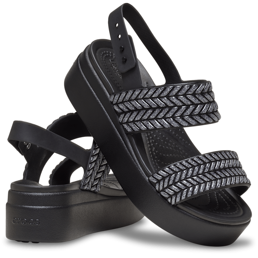 Brooklyn Woven Sparkle Low Wedge - Image 8