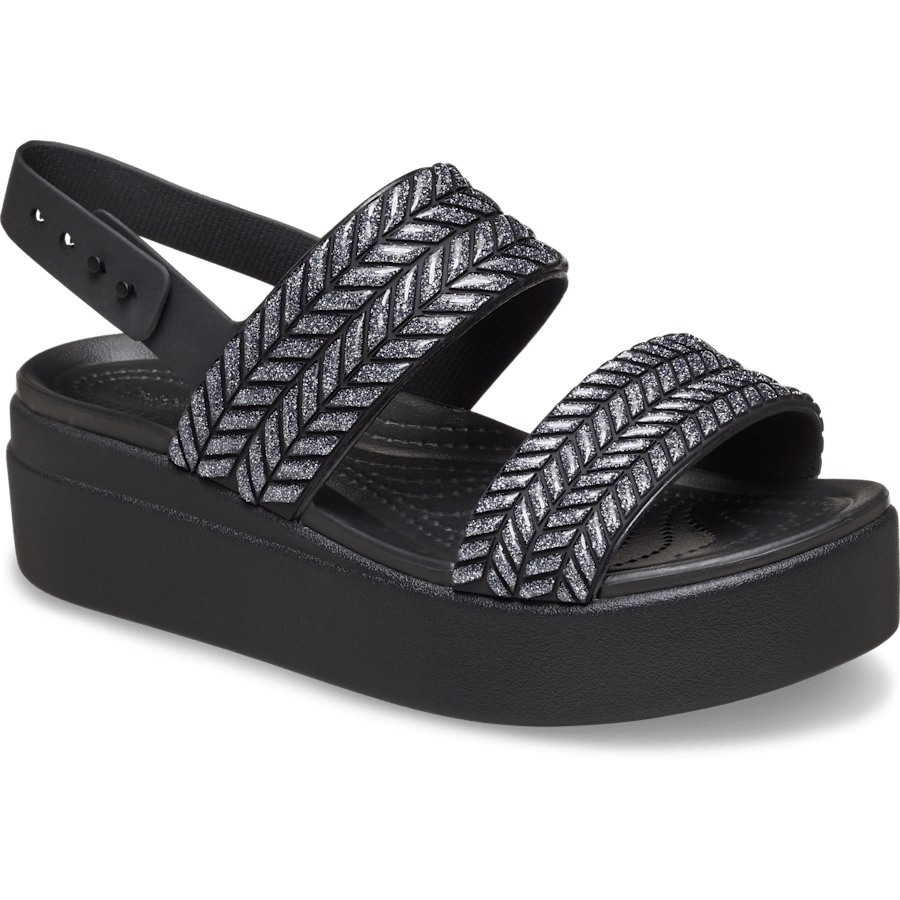 Brooklyn Woven Sparkle Low Wedge - Image 11