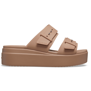 Brooklyn Buckle Low Wedge Sandal