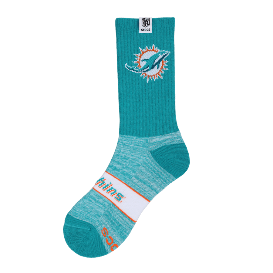 NFL Miami Dolphins Crocs Socks - Image 2