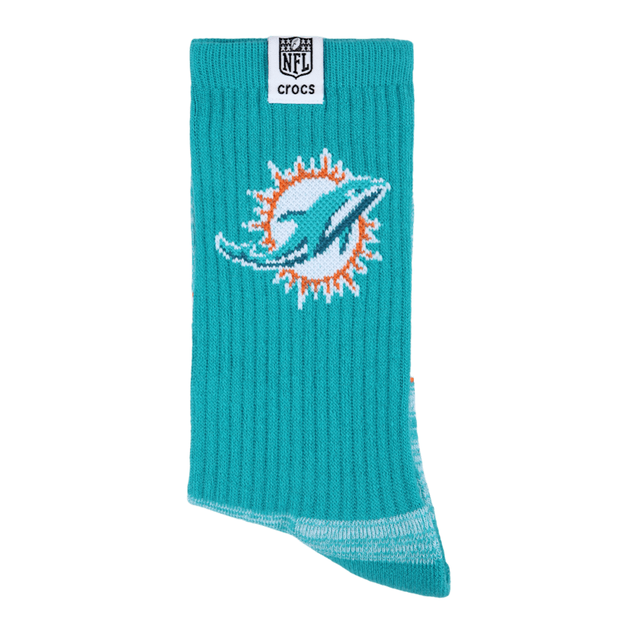 NFL Miami Dolphins Crocs Socks - Image 3