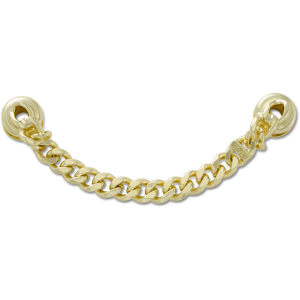 Gold Flat Curb Chain