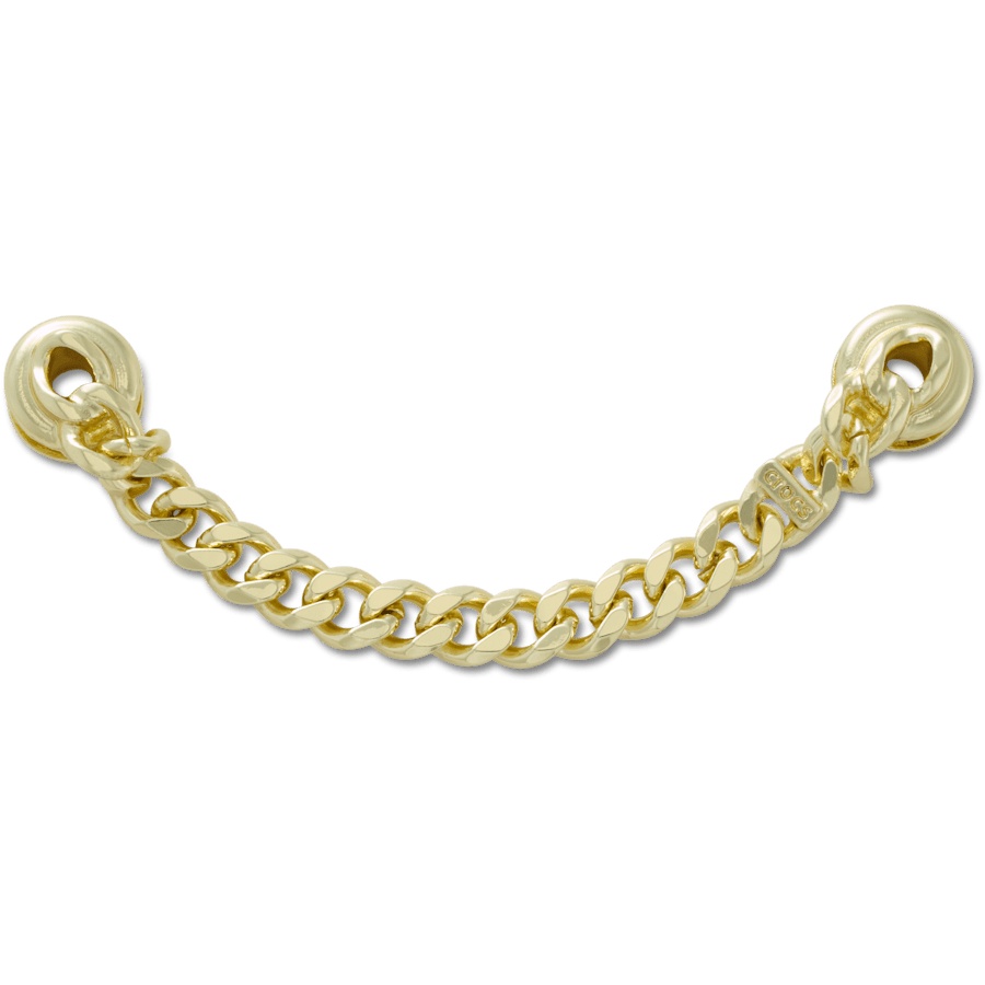 Gold Flat Curb Chain