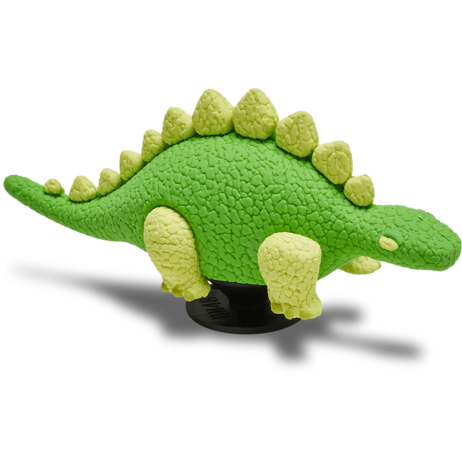 3D Green Dino with Scales - Image 2